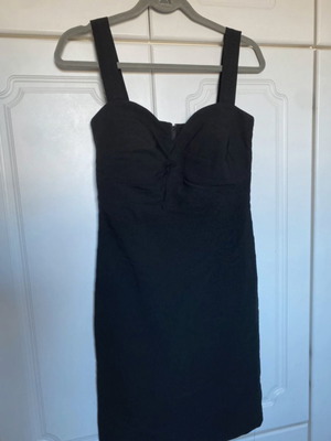 Black mini dress Anonima basic like new, size S