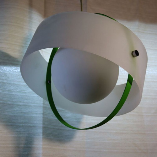 Kronos lamp new, single light with glass and metal