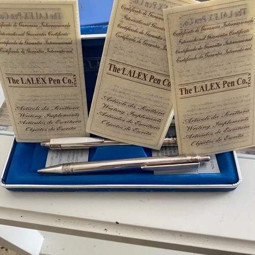 Silver pen The Lalex Pen Co Italy new with certificates