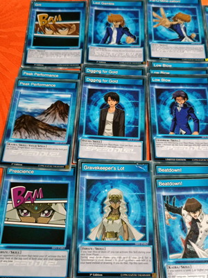 Yu-Gi-Oh! Speed Duel Skills used, pack of 19 cards
