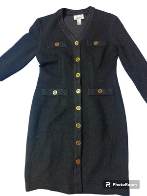 Petite Sophisticate vintage dress used, black, XS