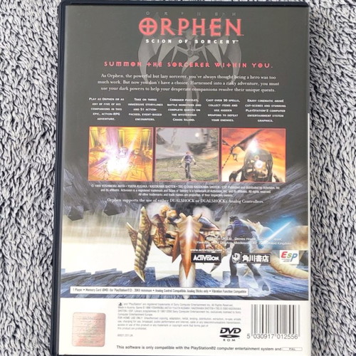 Orphen Actiom of Sorcery PS2 used