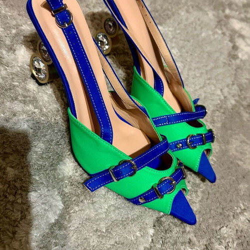 Pumps new size 39 blue and green