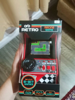 Orb Retro Mini Arcade Racing Game new mini console with 30 games