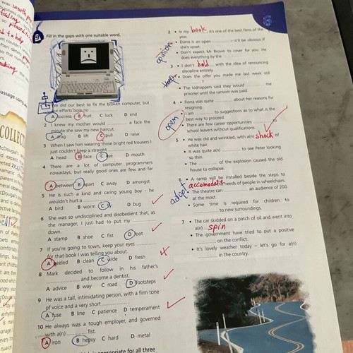 Workbook Upstream Proficiency students book used
