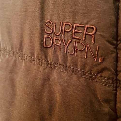 Superdry Academy Gilet brown size L like new