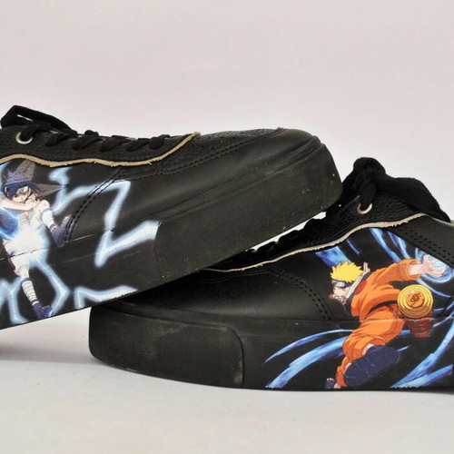 Bershka Naruto Black Sneakers size 40