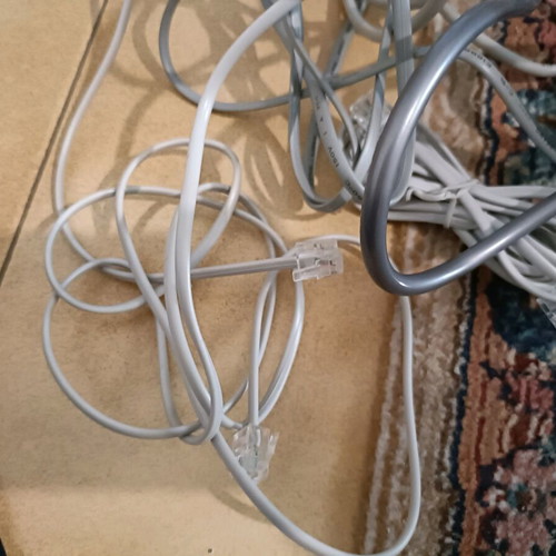 Cables used, various types