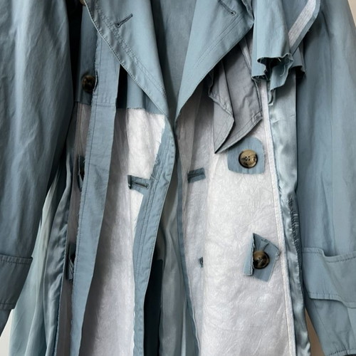 Maison Martin Margiela coat used, turquoise, size 40 French