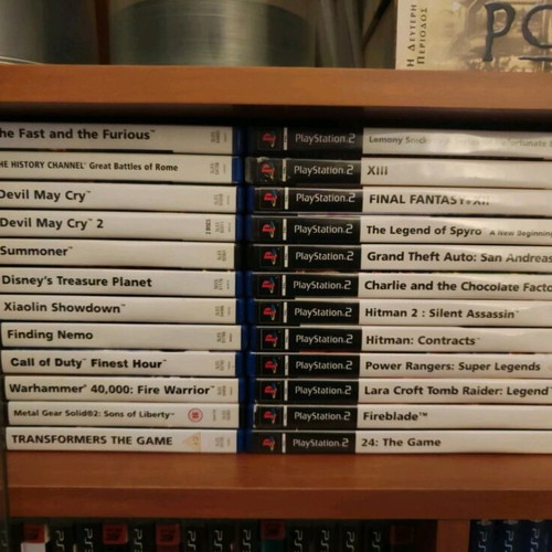 PlayStation 2 games used, collection