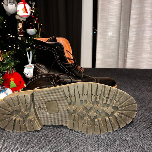 Men's boots like new brown, size 44.5-45