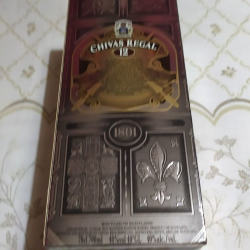 Chivas Regal 12 Collectible Cardboard Box used