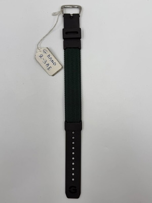 Casio G-Shock watch strap 440 S9 23 like new, black and green
