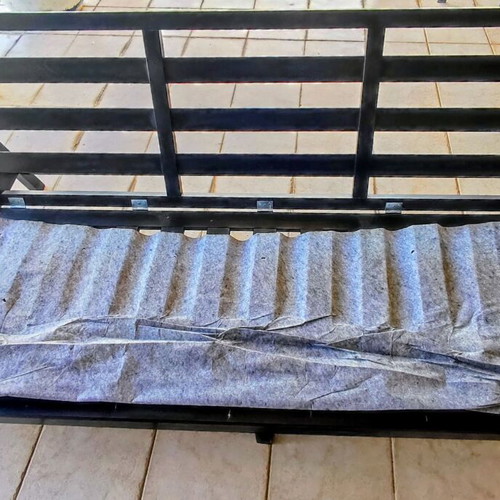 IKEA outdoor sofas like new, set of two, three-seater with cushions