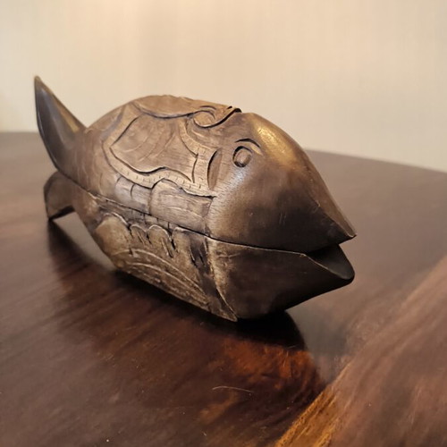 Wooden decorative fish like new