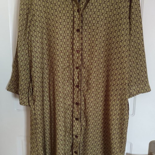 Helmi semizie new, green with detachable belt and 3/4 sleeve