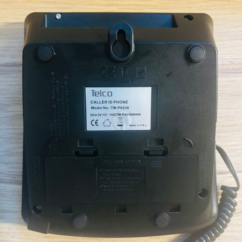 Telco Caller ID Phone like new, wired, black
