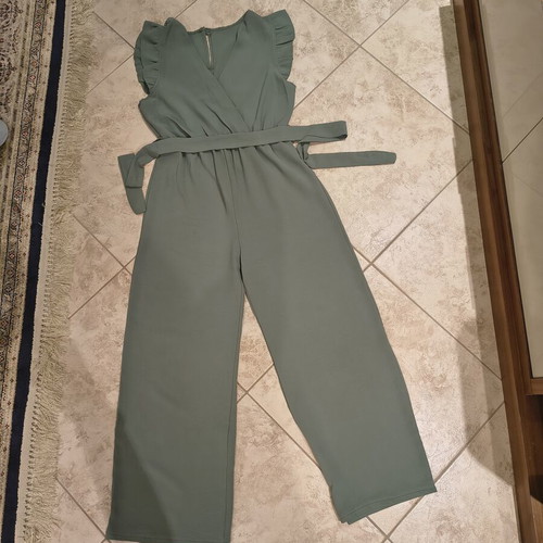 Jumpsuit khaki small medium size like new