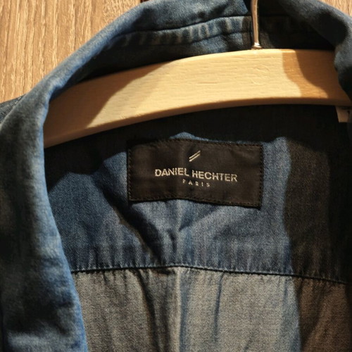 Daniel Hechter Paris men's shirt blue XXL like new, 100% cotton