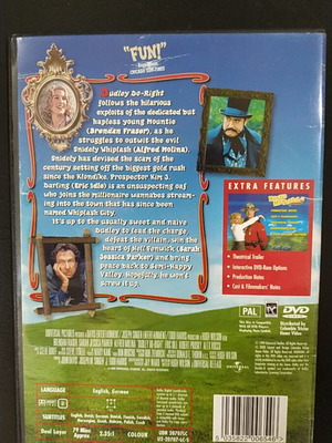 Dudley Do Right DVD used, comedy, subtitled