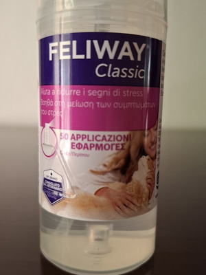 Feliway Classic σπρέι μεταχειρισμένο για ανακούφιση στρες γάτας