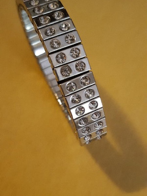 Metal bracelet with stones faux bijoux new