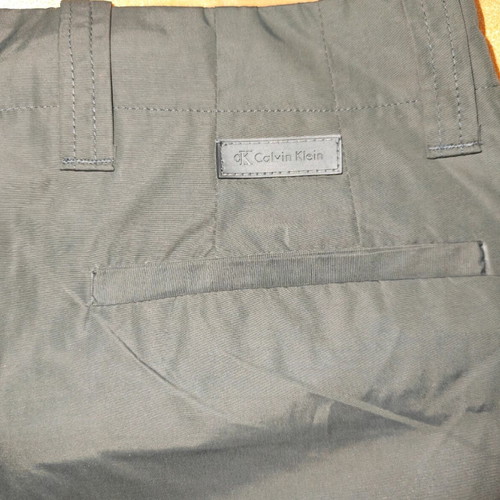 Calvin Klein men's pants with inner lining like new, gray, size S