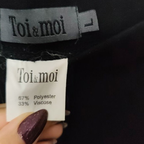 Black Toi&Moi pants size L like new