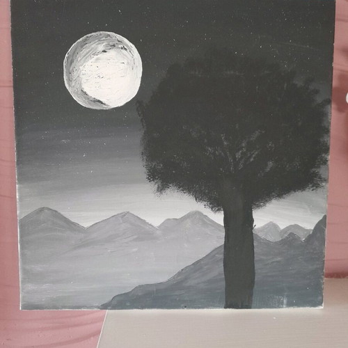 Canvas handmade 40×40 new