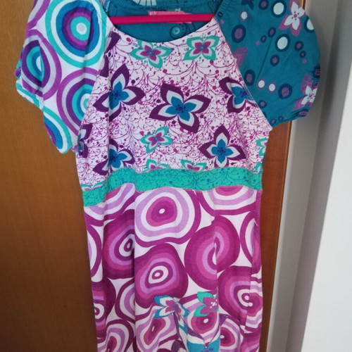 Desigual dress for girls 13-14 years like new, multicolor