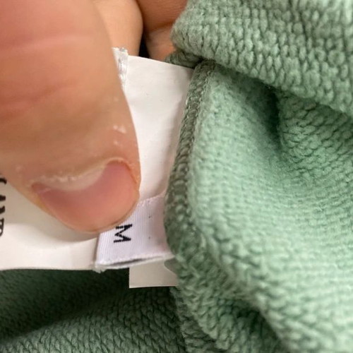 Stone Island Sweater M green with small sleeve stain, like new