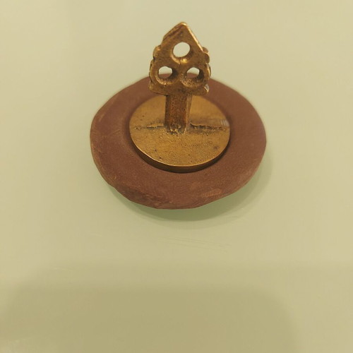 Mikrasiatiki Ekstratia 1921 brass seal used, Ottoman period