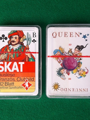 Τράπουλες Queen Innuendo skat poker σετ 2 καινούργιες