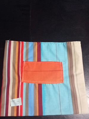 Handmade bag lining new, multicolored, size 33x28.5