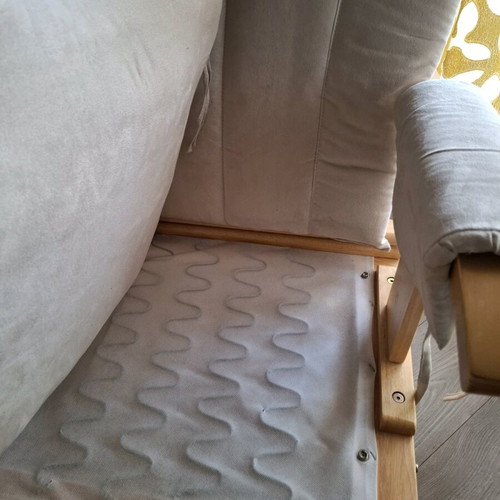 Mothercare rocking nursing chair like new with stool