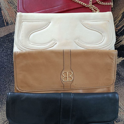 Set of 4 stylish vintage clutches