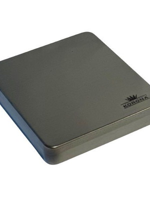Korona Metal Cigarette Case for 20 Cigarettes Silver New