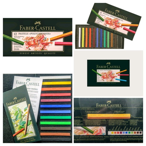 Faber-Castell Polychromos Pastels Set of 12 New