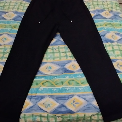 LCW men's black pants with elastic like new, size L