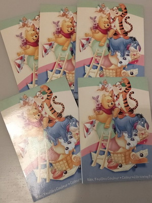 Winnie the Pooh pack of 7 pieces new