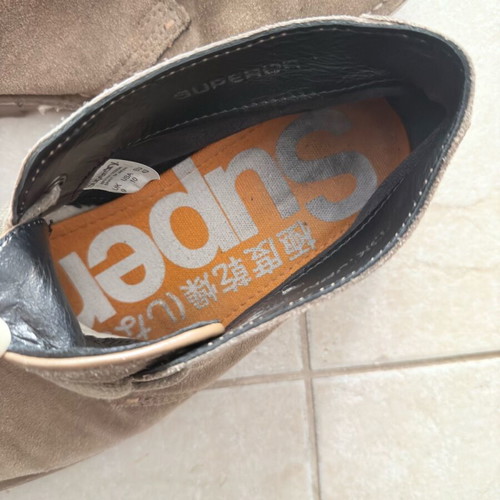 Superdry boots used, beige, size 43