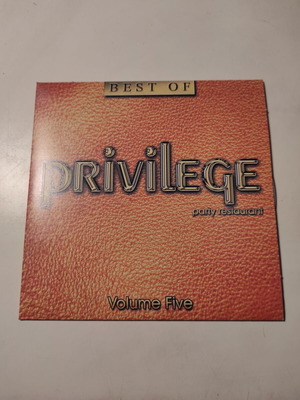 Best of Privilege Volume Five CD like new, electronic music