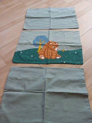 Children's pillowcases like new, set of 3 pieces 55×38
