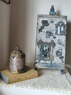 The Composer's Locked Secret Mixed Media πάνελ κατόπιν παραγγελίας
