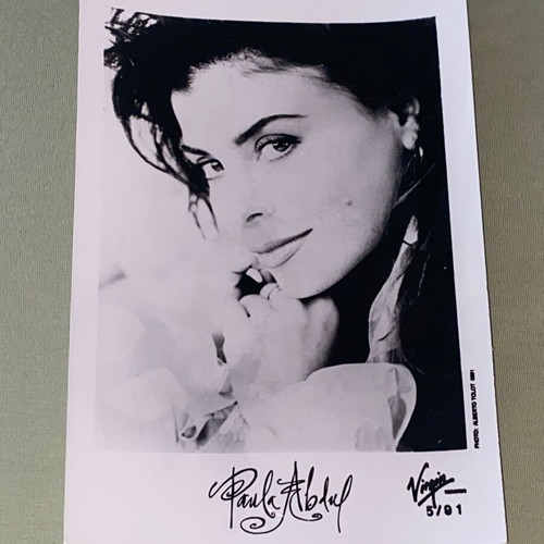 Paula Abdul official promo photo like new, 13x18 cm