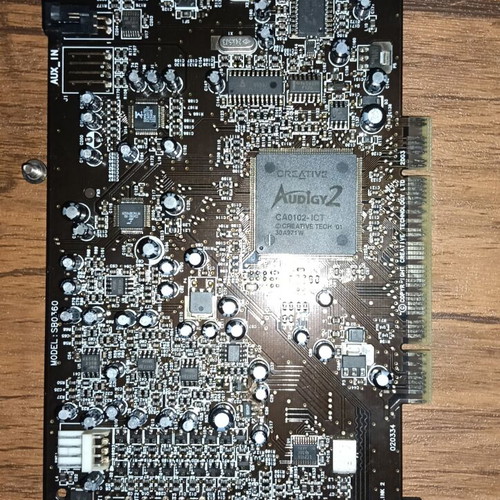 Creative Labs Sound Blaster Audigy 2 SB0360 sound card used, vintage