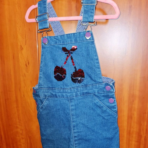 Dpam denim salopette dress like new, 2 years old