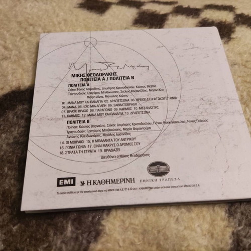Mikis Theodorakis Collection 5 CDs used, entechno