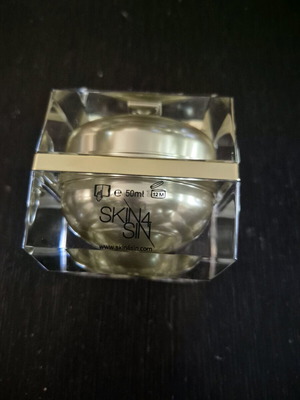 Skin4sin empty day cream packaging used