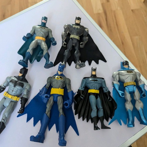 Badman collectible figures used, all together
